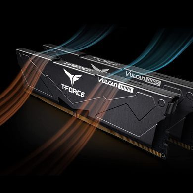 Модуль пам`ятi DDR5 2x16GB/6000 Team T-Force Vulcan Black (FLBD532G6000HC38GDC01) [66251]