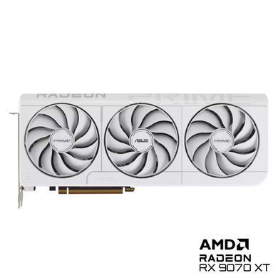 Вiдеокарта ASUS Radeon RX 9070 XT 16GB GDDR6 OC PRIME-RX9070XT-O16G-WHITE білий (90YV0L75-M0NA00) [112380]
