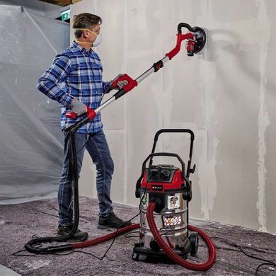 Пилосос професійний Einhell TE-VC 2230 SACL, 1400Вт, 220мБар, контейнер 30л, розетка, клас L, 9.15кг (2342465) [105674]
