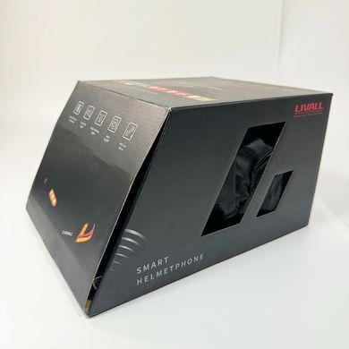 Захисний шолом Livall BH51M NEO (L) Black (57-61см), акустика, мікрофон, сигнали поворотів та стопів, додаток, пульт BR80, Bluetooth (LIV-T1V6MN-5311) [800027]