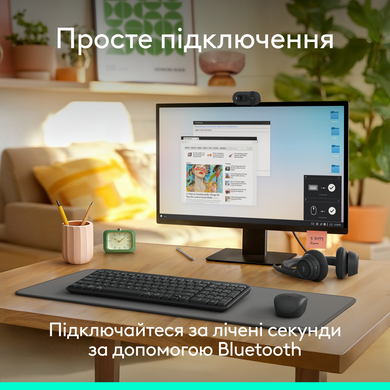 Клавіатура Logitech K250 Wireless Graphite (920-013822) [202346]