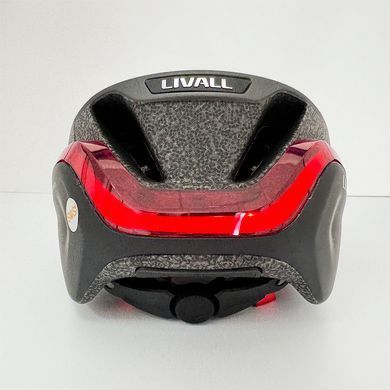 Захисний шолом Livall EVO21 (L) Dark Night (58-62см), передній та задній ліхтар поворотів та стопів, додаток, Bluetooth, пульт BR80 (LIV-LEVO21-5342) [803690]