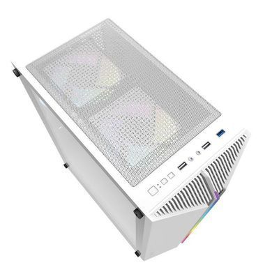 Корпус для комп'ютера DARK FLASH DK151 ATX без блока живлення, білий (DK151 WHITE) [503303]
