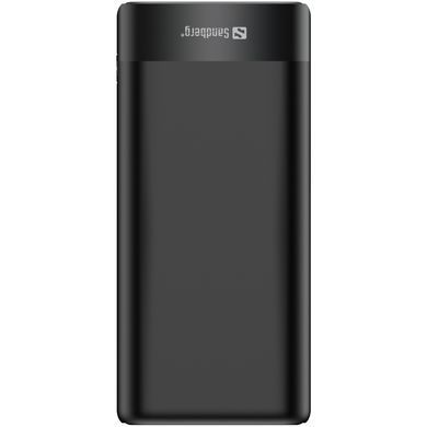 УМБ Sandberg 20000mAh 65W PD,QC3.0, Always-ON-Mode, 2xUSB-A, USB-C In/Out, кабель 100W 0.5m (420-62) [402187]