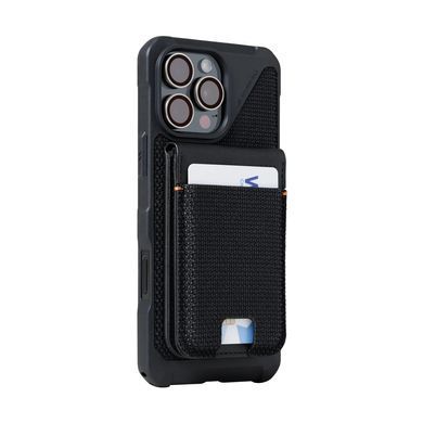 Чохол UAG для карт магнітний з підставкою, Metropolis Wallet Kevlar, Black (964445113940) [108350]