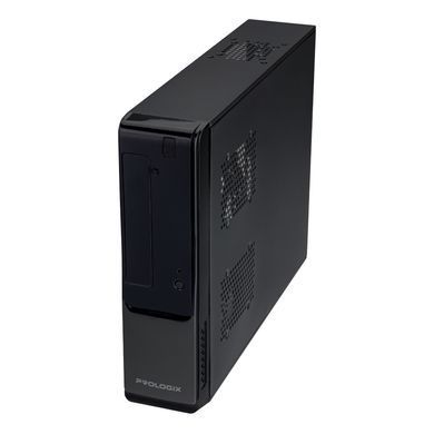 Корпус Prologix Black (E100 Slim 400W) [611601]