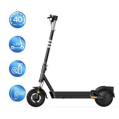 Електросамокат OKAI lack 10", 500(1000)W, 15.6Ah, 70km, 25km\h, 25%, NFC, App, 23kg (ES40-B) [800004]