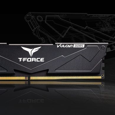 Модуль пам`ятi DDR5 2x16GB/6000 Team T-Force Vulcan Black (FLBD532G6000HC38GDC01) [66251]