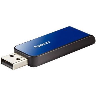 Флеш-накопичувач USB 32GB Apacer AH334 Blue (AP32GAH334U-1) [608081]