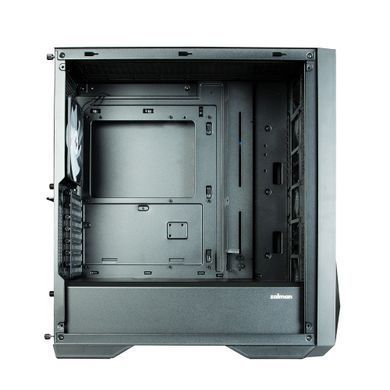 Корпус Zalman Z9 Iceberg MS без БЖ, 2xUSB3.0, 2xUSB2.0, 1xUSB 3.1 Gen2 Type-C, 4x140мм ARGB, VGA 390мм, LCS ready, TG Side Panel, EATX, чорний (Z9ICEBERGMSBLACK) [109650]