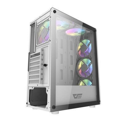 Корпус для комп'ютера DARK FLASH DK151 ATX без блока живлення, білий (DK151 WHITE) [503303]
