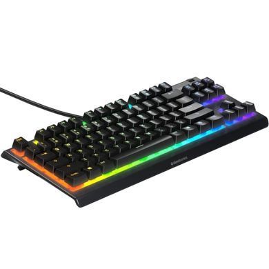 Клавіатура ігрова SteelSeries Apex 3 TKL UA Black (64831) [401051]