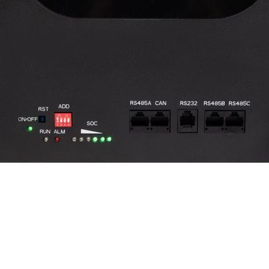 Акумулятор LP LiFePO4 48V (51,2V) - 230 Ah (11776Wh) (Smart BMS 200A) з LCD RM RS485/CAN (LP20331) [900180]