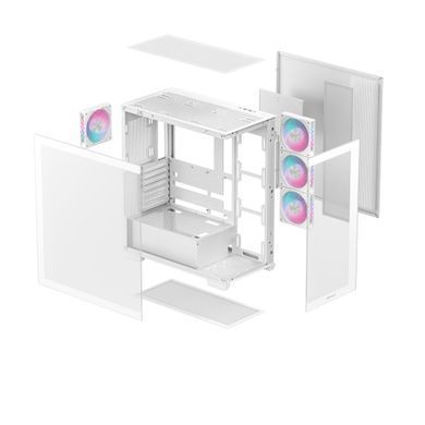 Корпус DeepCool CG580 4F White без БЖ (R-CG580-WHADA4-G-1) [608752]