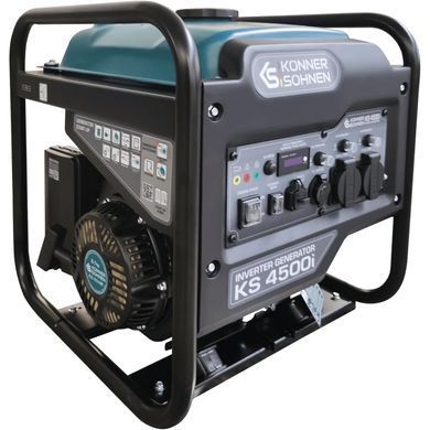 Генератор бензиновий інверторний Konner&Sohnen KS 4500i, 230В, 4.5кВт, ручний стартер, 33кг (KS4500I) [110763]