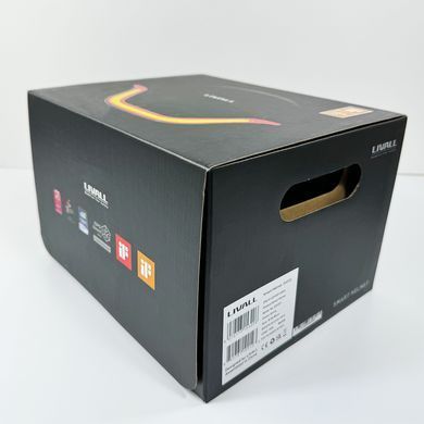 Захисний шолом Livall EVO21 (L) Dark Night (58-62см), передній та задній ліхтар поворотів та стопів, додаток, Bluetooth, пульт BR80 (LIV-LEVO21-5342) [803690]