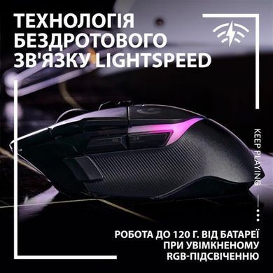 Миша Logitech G502 X Plus Black (910-006162) [606469]
