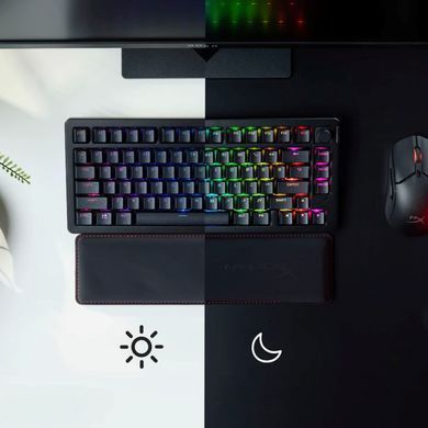 Клавіатура механічна HyperX Alloy Rise 75key, Red, USB-A/WL/BT, EN/UA, RGB, чорний (91Y91AA) [103637]