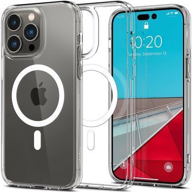 Чохол-накладка Spigen Crystal Hybrid with MagFit для Apple iPhone 14 Pro Clear (ACS04670) [602869]