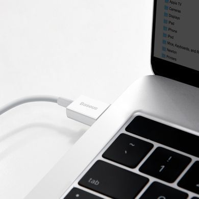 Кабель Baseus Superior Series Fast Charging Data Cable USB to Type-C 66W 2m White (CATYS-A02) [802219]