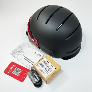 Захисний шолом Livall BH51M NEO (L) Black (57-61см), акустика, мікрофон, сигнали поворотів та стопів, додаток, пульт BR80, Bluetooth (LIV-T1V6MN-5311) [800027]