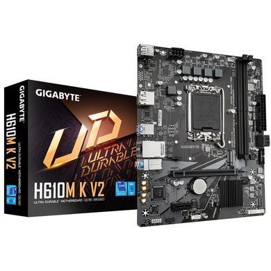 Материнська плата GIGABYTE H610M K V2 s1700 H610 2xDDR5 HDMI DP mATX (H610M_K_V2) [112338]