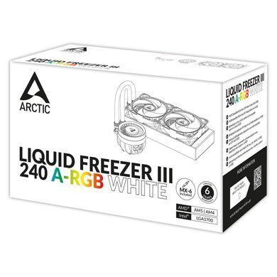 Система водяного охолодження Arctic Liquid Freezer III 240 ARGB White (ACFRE00150A) [616831]