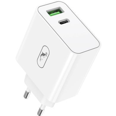 Мережевий зарядний пристрій SkyDolphin SC10 High Power PD 65W+QC3.0 White (SDMZP-000188) [603310]