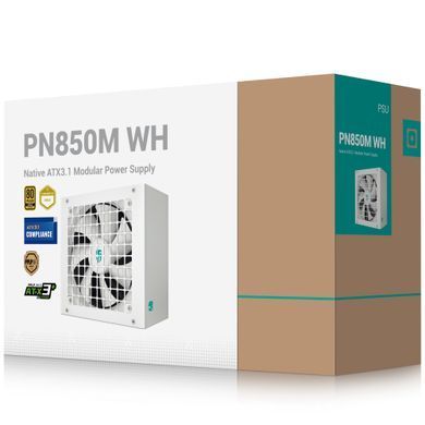 Блок живлення DeepCool GamerStorm PN850M 850W White (R-PN850M-FC0W-JGEU) [611377]