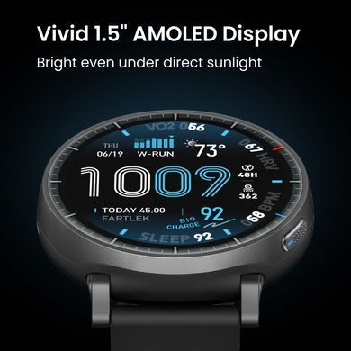 Смарт-годинник Amazfit Active Max Black (W2557AP1N) [617695]