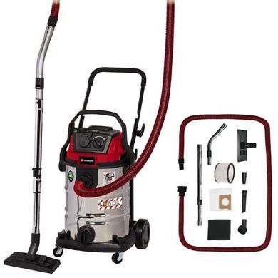 Пилосос професійний Einhell TE-VC 2230 SACL, 1400Вт, 220мБар, контейнер 30л, розетка, клас L, 9.15кг (2342465) [105674]