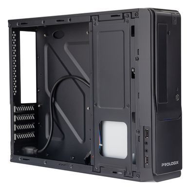 Корпус Prologix Black (E100 Slim 400W) [611601]