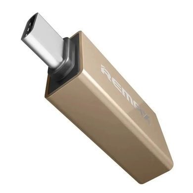 Адаптер Remax RA-USB1 Feliz microUSB-USB Type-C Gold (6954851289807) [604149]