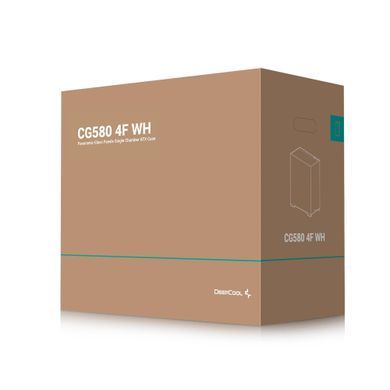 Корпус DeepCool CG580 4F White без БЖ (R-CG580-WHADA4-G-1) [608752]