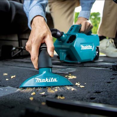 Пилосос професійний акумуляторний Makita LXT 18В 54мБар контейнер 0.5л без АКБ та ЗП (DCL184Z) [105606]