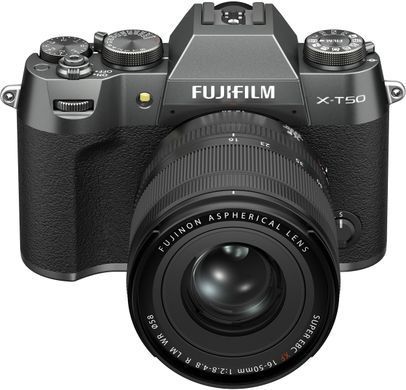 Цифр. фотокамера Fujifilm X-T50 + XF16-50mmF2.8-4.8 R LM WR Kit Charcoal silver (16828650) [107614]
