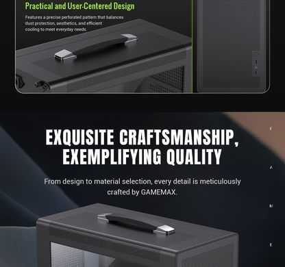 Корпус для ПК GAMEMAX (Spark Air BK) [303778]