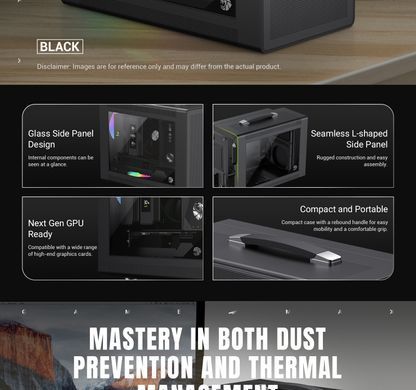 Корпус для ПК GAMEMAX (Spark Air BK) [303778]