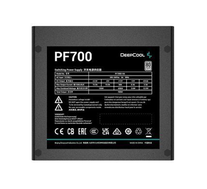 Блок живлення DeepCool PF700 700W (R-PF700D-HA0B-EU) [608554]