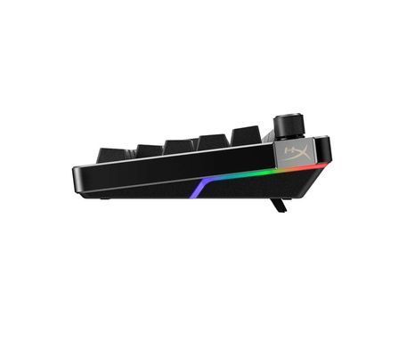 Клавіатура механічна HyperX Alloy Rise 75key, Red, USB-A/WL/BT, EN/UA, RGB, чорний (91Y91AA) [103637]