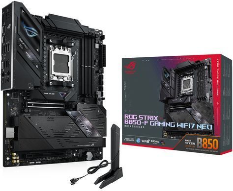 Материнcька плата ASUS ROG STRIX B850-F GAMING NEO sAM5 B850 4xDDR5 M.2 HDMI DP USB ATX (90MB1NX0-M0EAY0) [114588]