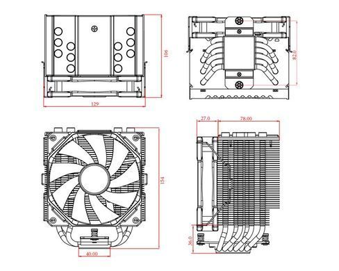 Кулер процесорний ID-Cooling (SE-226-XT Black) [608877]
