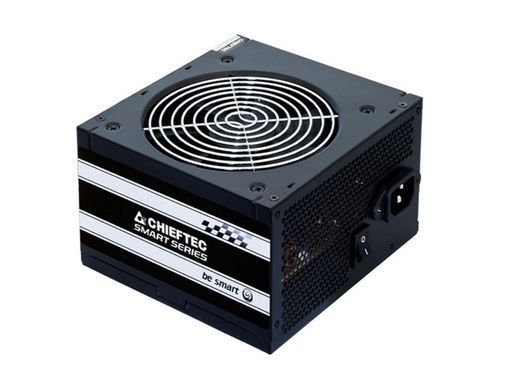 Блок живлення CHIEFTEC Smart (500W), >85%, 120мм, 1xMB 24pin(20+4), 1xCPU 8pin(4+4), 2xMolex, 3xSATA, 1xPCIe 8pin(6+2) (GPS-500A8) [110793]