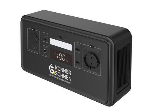 Портативна електростанція Konner&Sohnen KS 500PS, 500Вт, 448Вт&middot;год, LifePo4, 230В, Bluetooth, 4.9кг (KS500PS) [112562]