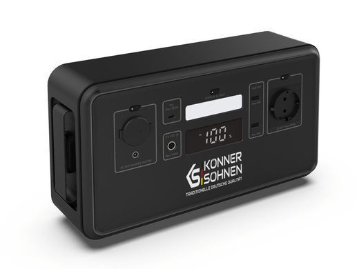 Портативна електростанція Konner&Sohnen KS 500PS, 500Вт, 448Вт&middot;год, LifePo4, 230В, Bluetooth, 4.9кг (KS500PS) [112562]