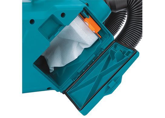 Пилосос професійний акумуляторний Makita LXT 18В 54мБар контейнер 0.5л без АКБ та ЗП (DCL184Z) [105606]