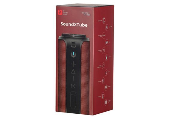 Портативна акустична система 2E SoundXTube 30Вт, ВТ 5.0, MP3, TWS, IPX7, Червоний (2E-BSSXTWRD) [113287]