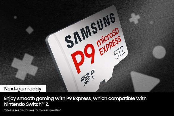 Карта пам&rsquo;яті MICRO SDXC PRO 512GB P9 EXPRES SAMSUNG (MB-MK512T/WW) [503095]