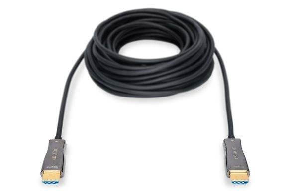 Кабель DIGITUS HDMI UHD 4K, AOC hybrid-fiber, type A M/M, 30м, чорний (AK-330125-300-S) [114050]