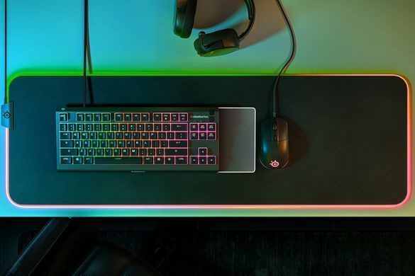 Клавіатура ігрова SteelSeries Apex 3 TKL UA Black (64831) [401051]